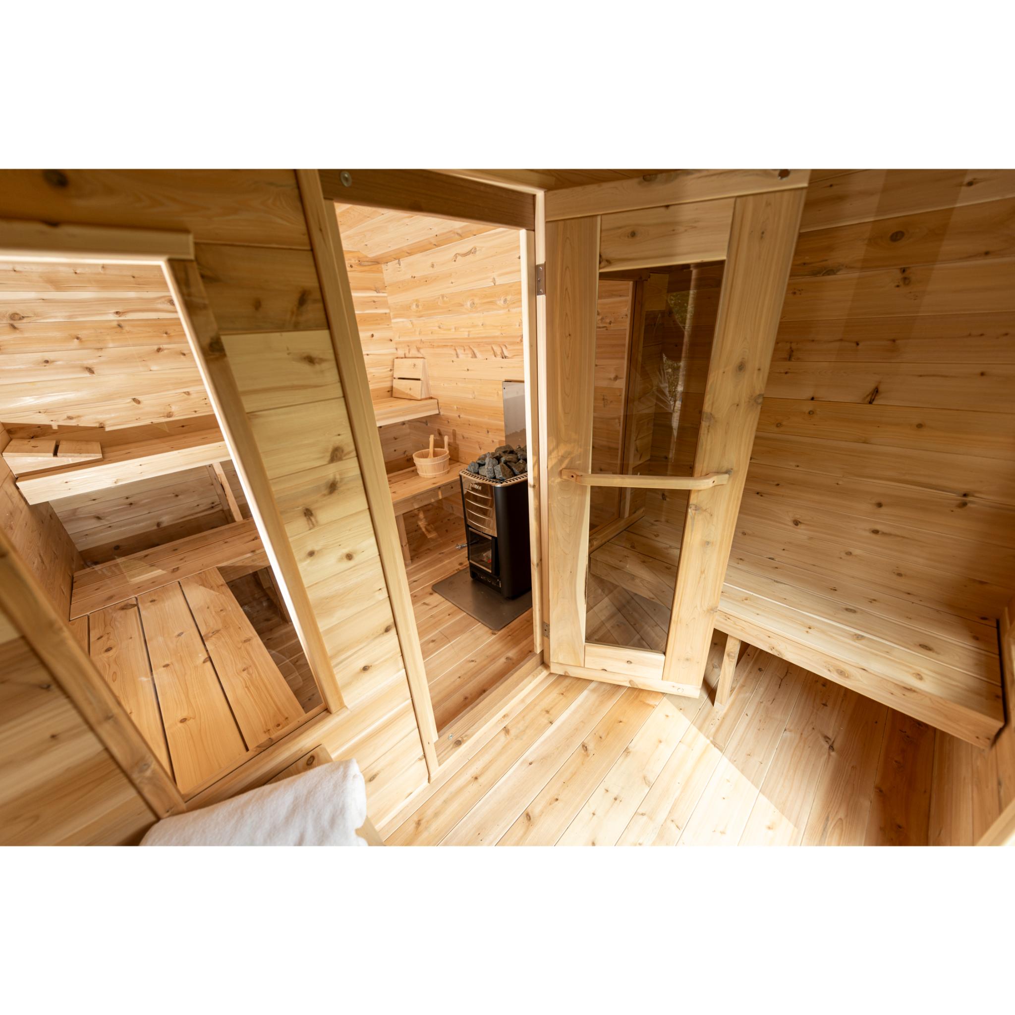 CT Georgian Cabin Sauna with Changeroom