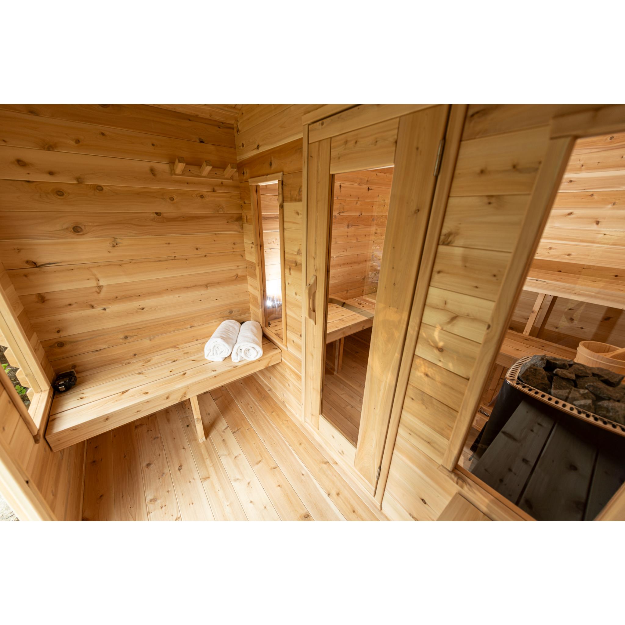 CT Georgian Cabin Sauna with Changeroom