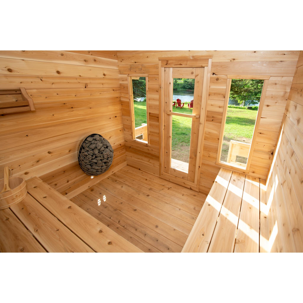 CT Georgian Cabin Sauna with Porch