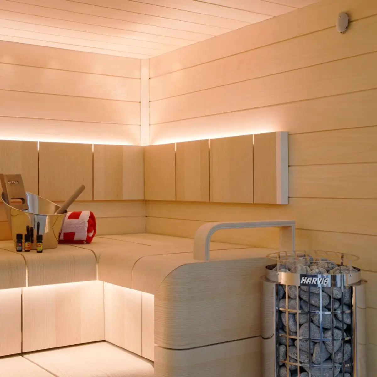 Harvia Cilindro PC60E 6KW Sauna Heater - Finnish Sauna Builders