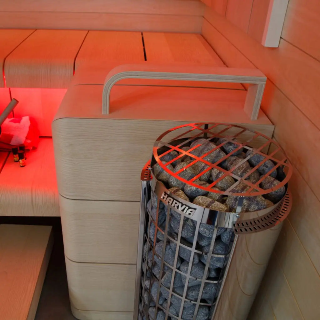 Harvia Cilindro PC80E 8KW Sauna Heater - Finnish Sauna Builders