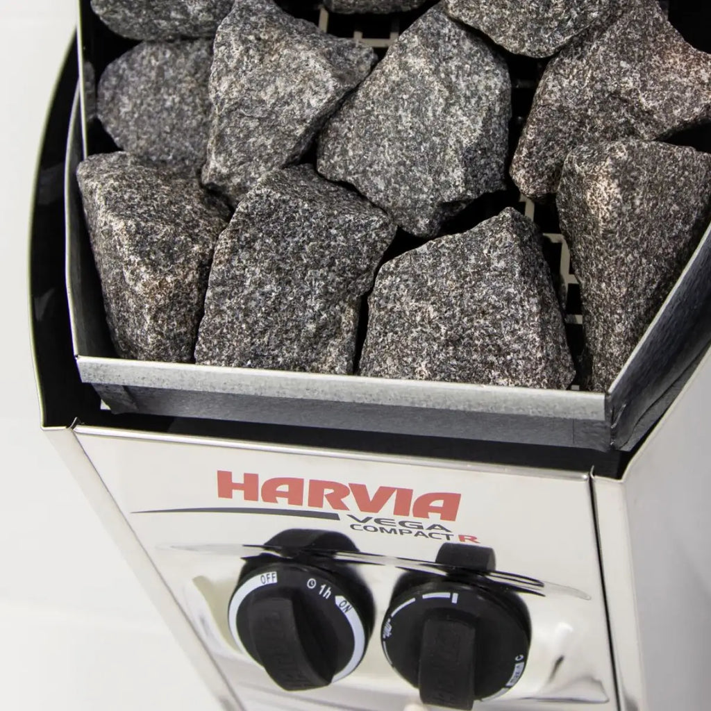 Harvia Vega Compact 3500 3.5KW Sauna Heater with Built-in Control - Finnish Sauna Builders